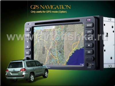 Toyota RAV 4 (01-06) года штатное головное устройство с GPS навигацией и ТВ.